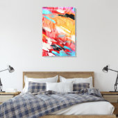 Abstract 14649 canvas afdruk (Insitu (Slaapkamer))