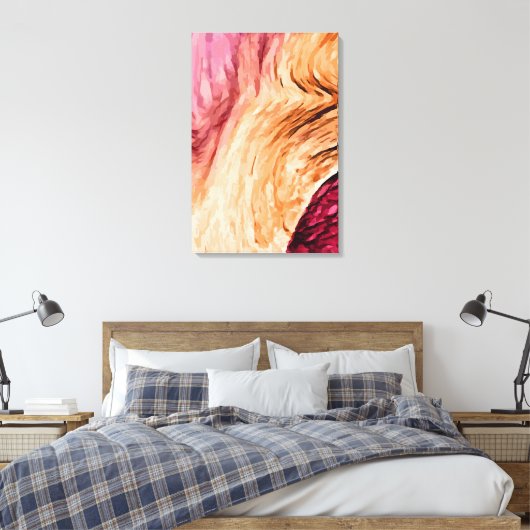 Abstract 14651 canvas afdruk (Insitu (Slaapkamer))