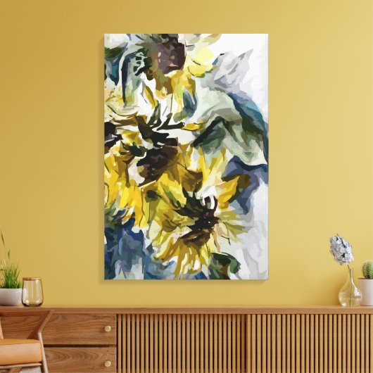 Abstract 14657 canvas afdruk (Insitu (Woonkamer))