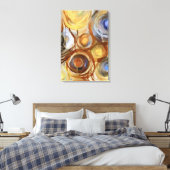 Abstract 14658 canvas afdruk (Insitu (Slaapkamer))