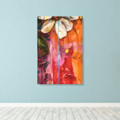 Abstract 14660 canvas afdruk (Insitu (Houten vloer))