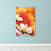 Abstract 14662 canvas afdruk (Insitu (Houten vloer))