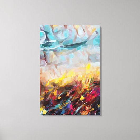 Abstract 14664 canvas afdruk (Voorkant)