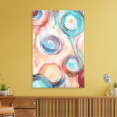 Abstract 14665 canvas afdruk (Insitu (Woonkamer))