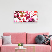 Abstract 15 canvas afdruk (Insitu (Woonkamer))