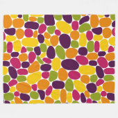 Abstract 160417 - Wijngom Fleece Deken (Voorkant (Horizontaal))