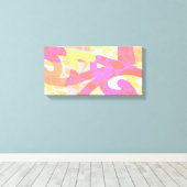 Abstract 16 canvas afdruk (Insitu (Houten vloer))