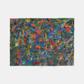 Abstract #17 fleece deken (Voorkant (Horizontaal))