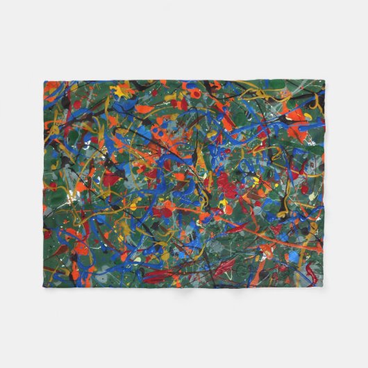 Abstract #17 fleece deken (Voorkant (Horizontaal))