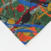 Abstract #17 fleece deken (Hoek)