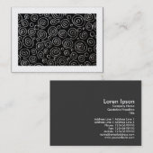 Abstract 181112 - Exotisch metaal (grenswaarde) Visitekaartje (Voorkant / Achterkant)
