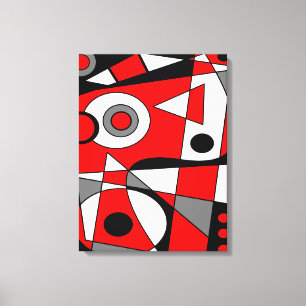 Abstract #185.3 canvas afdruk