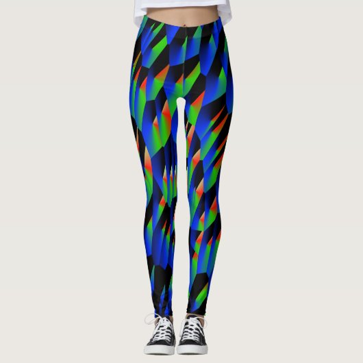 Abstract 190716(03) leggings (Voorkant)