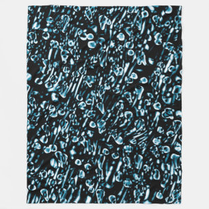 Abstract 190819 - 08 - Indigo Stijl Fleece Deken