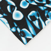 Abstract 190819 - 09 - Indigo Stijl Fleece Deken (Hoek)