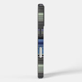 Abstract #1: Blauw en grijs Case-Mate iPhone Case (Achterkant / Rechts)