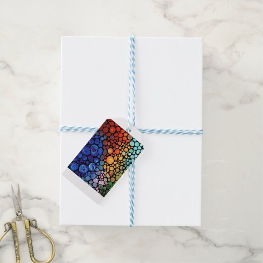 abstract-1 cadeaulabel (Met Touw)