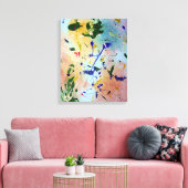 Abstract #1 canvas afdruk (Insitu (Woonkamer))