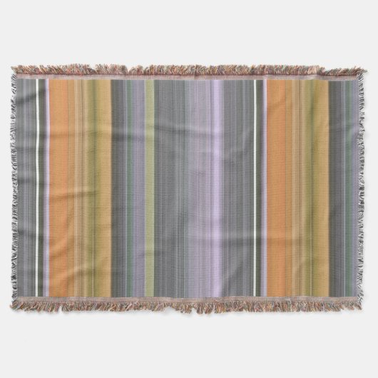 Abstract #1: Geel en grijs Deken (Voorkant)