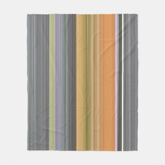 Abstract #1: Geel en grijs Fleece Deken (Voorkant)