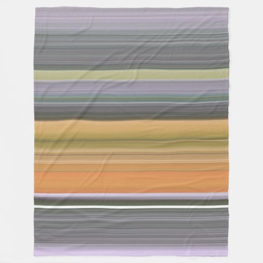 Abstract #1: Geel en grijs Fleece Deken (Voorkant)