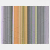 Abstract #1: Geel en grijs Fleece Deken (Voorkant (Horizontaal))