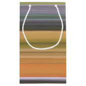 Abstract #1: Geel en grijs Klein Cadeauzakje (Achterkant)