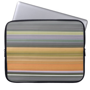 Abstract #1: Geel en grijs Laptop Sleeve