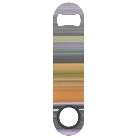 Abstract #1: Geel en grijs Speed Flessenopener (Achterkant)