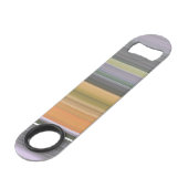 Abstract #1: Geel en grijs Speed Flessenopener (Achterkant Gekanteld)