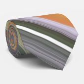 Abstract #1: Geel en grijs Stropdas (Opgerold)