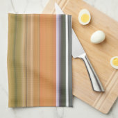 Abstract #1: Geel en grijs Theedoek (Quarter Fold)