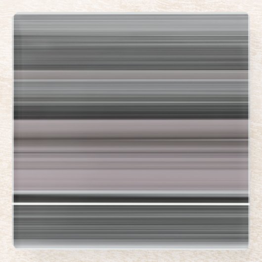 Abstract #1: Grijs Glazen Onderzetter (Voorkant)