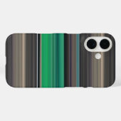 Abstract #1: Groen en grijs Case-Mate iPhone Case (Achterkant (horizontaal))