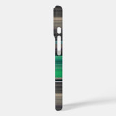 Abstract #1: Groen en grijs Case-Mate iPhone Case (Achterkant / Links)