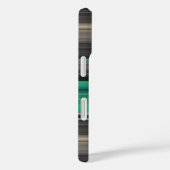 Abstract #1: Groen en grijs Case-Mate iPhone Case (Achterkant / Rechts)