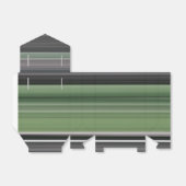 Abstract #1: Olijfgroen en grijs Bedankdoosjes (Uitgevouwen)