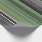 Abstract #1: Olijfgroen en grijs Cadeaupapier (Hoek)