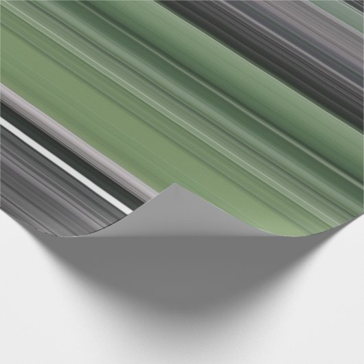 Abstract #1: Olijfgroen en grijs Cadeaupapier (Hoek)