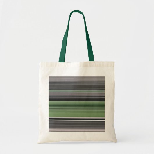 Abstract #1: Olijfgroen en grijs Tote Bag (Voorkant)