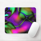 Abstract 1 pastelbeweging mousepad muismat (Met muis)