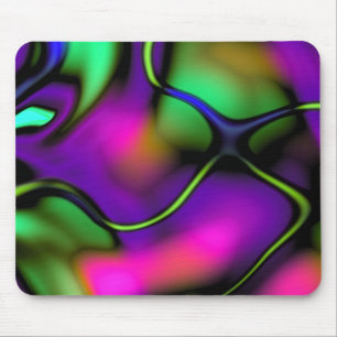 Abstract 1 pastelbeweging mousepad muismat