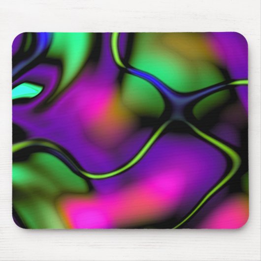 Abstract 1 pastelbeweging mousepad muismat (Voorkant)