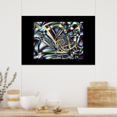 abstract #1 poster (Keuken)