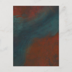 Abstract 1: reds and blues briefkaart