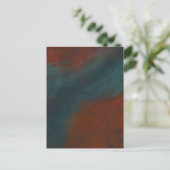 Abstract 1: reds and blues briefkaart (Staand voorkant)