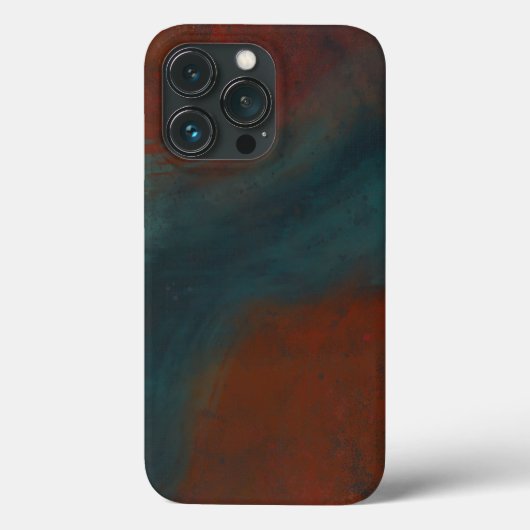 Abstract 1: reds and blues Case-Mate iPhone case (Achterkant)