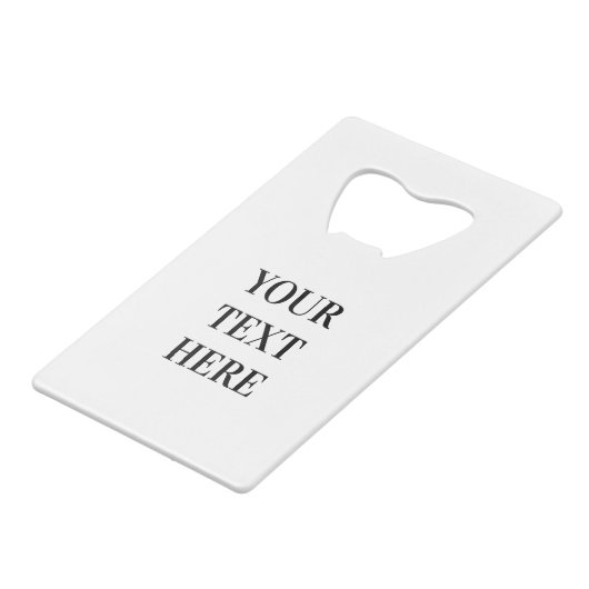 Abstract 1: reds and blues creditkaart flessenopener (Achterkant Gekanteld)