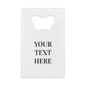 Abstract 1: reds and blues creditkaart flessenopener (Achterkant)