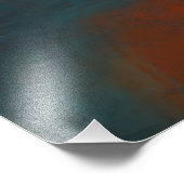 Abstract 1: reds and blues foto afdruk (Hoek)